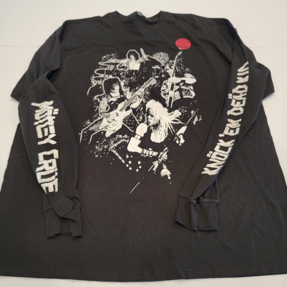 Motley Crue Knock ' Em Dead Kid Long Sleeve Official Merch Shirt  NEW! - Picture 1 of 7